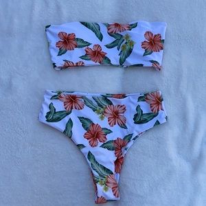 ZAFUL Hibiscus Bandeau Bikini